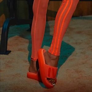 Adidas x Ivy Park Solar Orange Slide